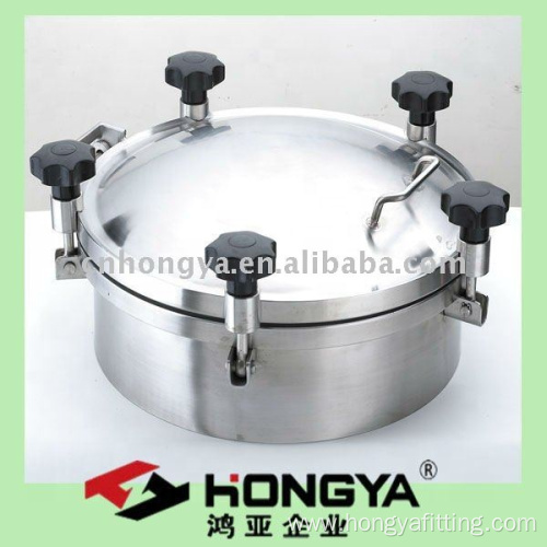 Sanitary Round manhole cover with pressure